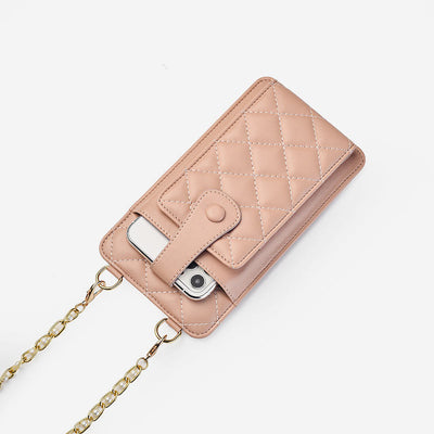 Elegant Embossing Small Crossbody Phone Bag