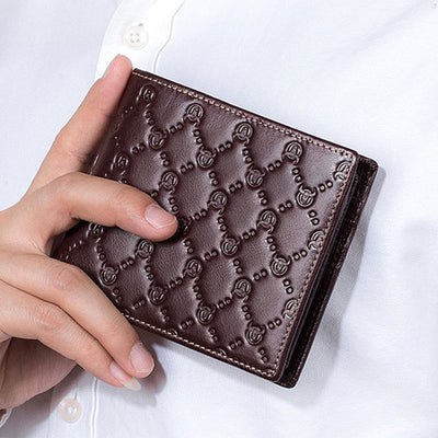 RFID Multi-slot Embossing Card Holder Elegant Wallet