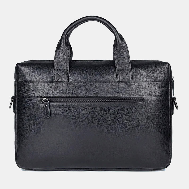 <Shipped within 24 hours> Men Genuine Leather Laptop Bag Briefcase