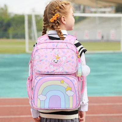 <Shipped within 24 hours> Cute School Backpack Middle Elementary Preschool Bookbag