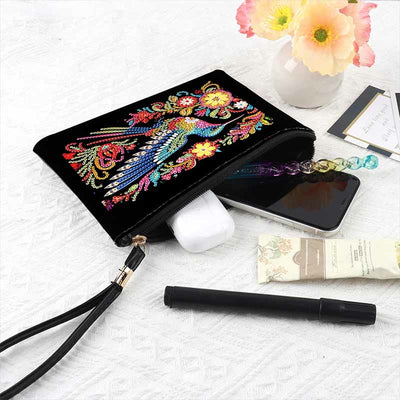 Hummingbird Diamond Wristlet Clutch DIY Diamond Art Painting Purses