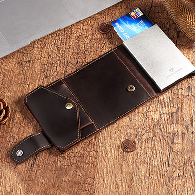 RFID Retro Card Holder Business Wallet