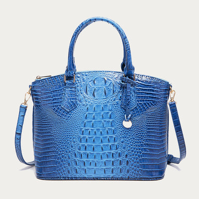 Tote For Women Daily Use Retro Crocodile Crossbody Bag