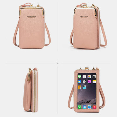 <Shipped within 24 hours> Crossbody Phone Bag With Clear Window