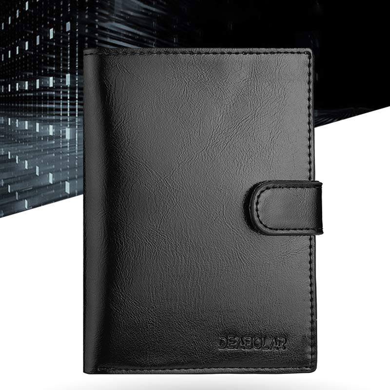 Leather Passport Holder Wallet Card Holder Passport Case