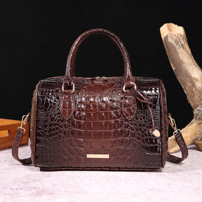 Tote For Women Travel Elegant Crocodile Pattern Crossbody Bag