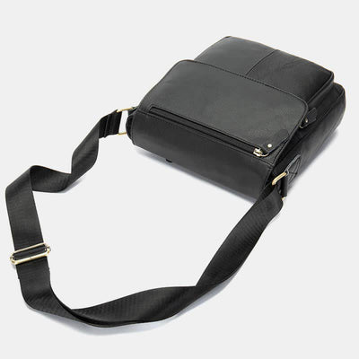 Men's Shoulder Bag Genuine Leather Small Messenger Bag Crossbody Bag