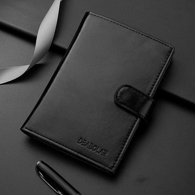 Leather Passport Holder Wallet Card Holder Passport Case