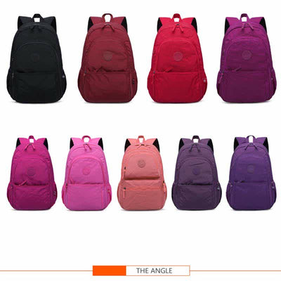 Lightweight Hinking Daypack Nylon Outdoor Travel Backpack for Women Girls