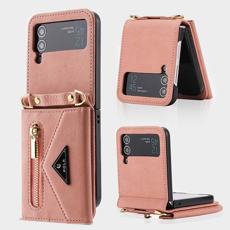 Phone Case For Samsung Flip Series Protective Cover Purse