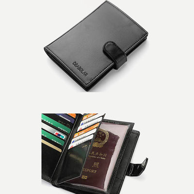 <Shipped within 24 hours> Leather Passport Holder Wallet Card Holder