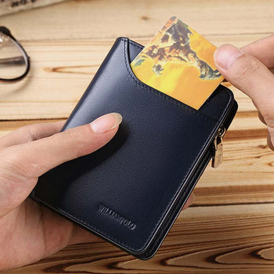 Large Capacity Genuine Leather Classic Wallet