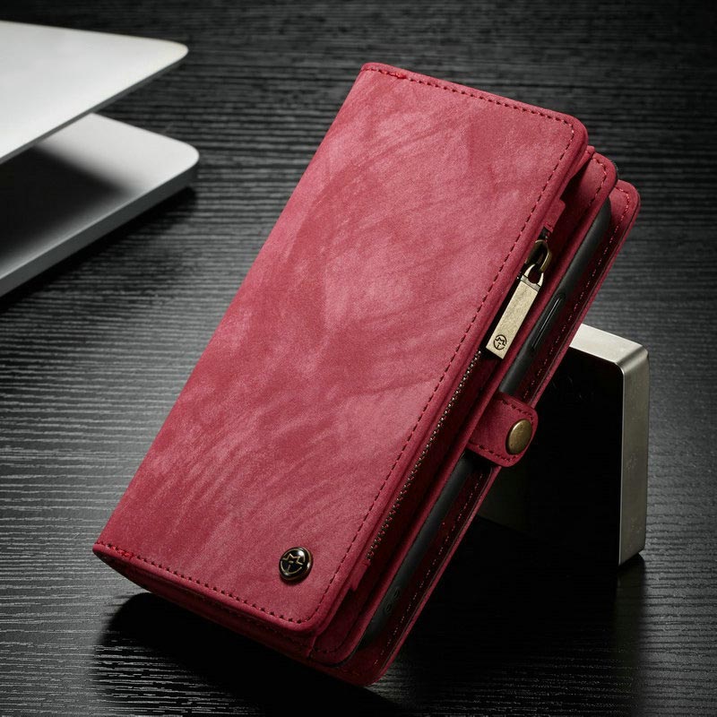 Retro Leather Wallet Phone Bag for iPhone with Multi-Slot