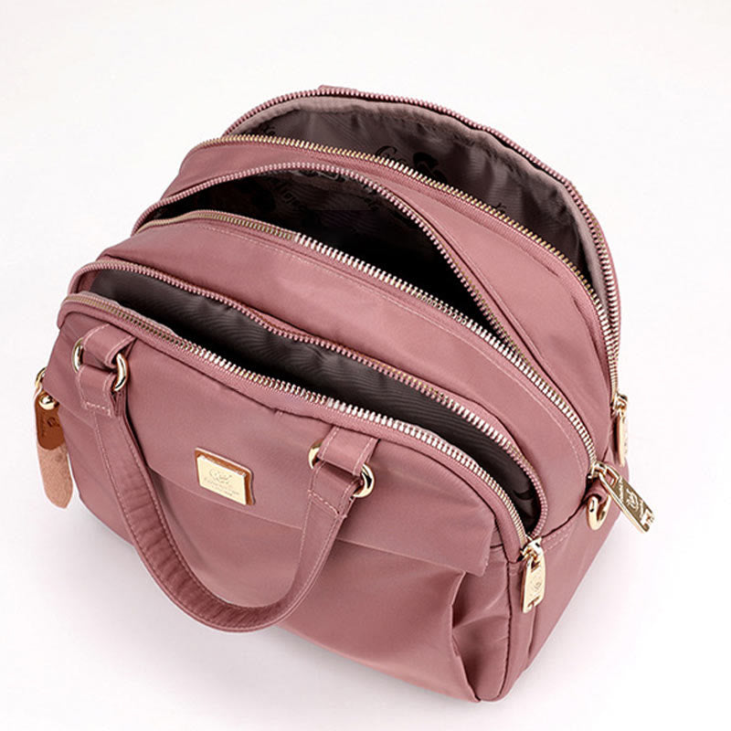 Handbag For Women Lightweight Multi Pockets Detachable Strap Crossbody Bag