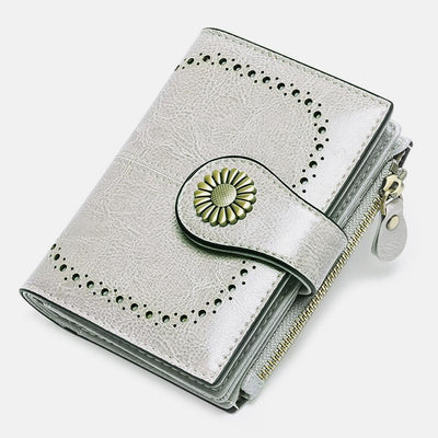 Limited Stock: RFID Vintage Large Capacity Genuine Leather Wallet