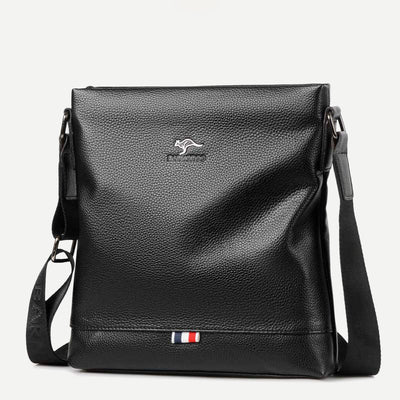 Men's Messenger Bag Crossbody Bag Soft Leather Travel Bag Sling Pack