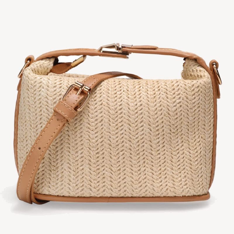 Crossbody Bag For Women Summer Beach Straw Shoulder Purse