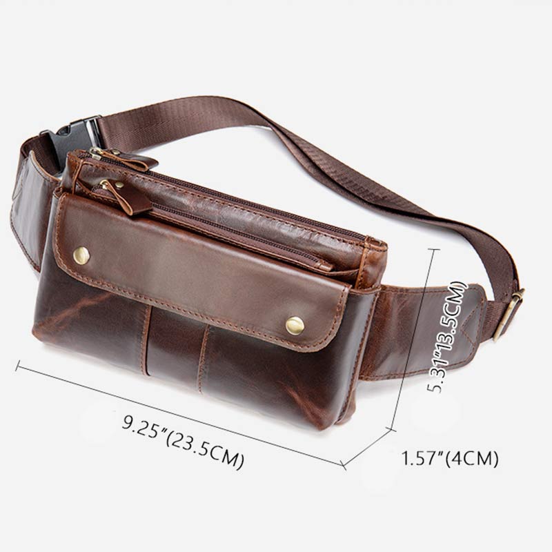 Retro Large Capacity Trendy Waist Bag