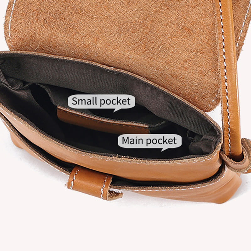 Phone Bag For Women Soft Genuine Leather Minimalist Crossbody Bag