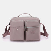 Nylon Handbag Crossbody Purse Multi Pocket Travel Work Shoulder Messenger Bag