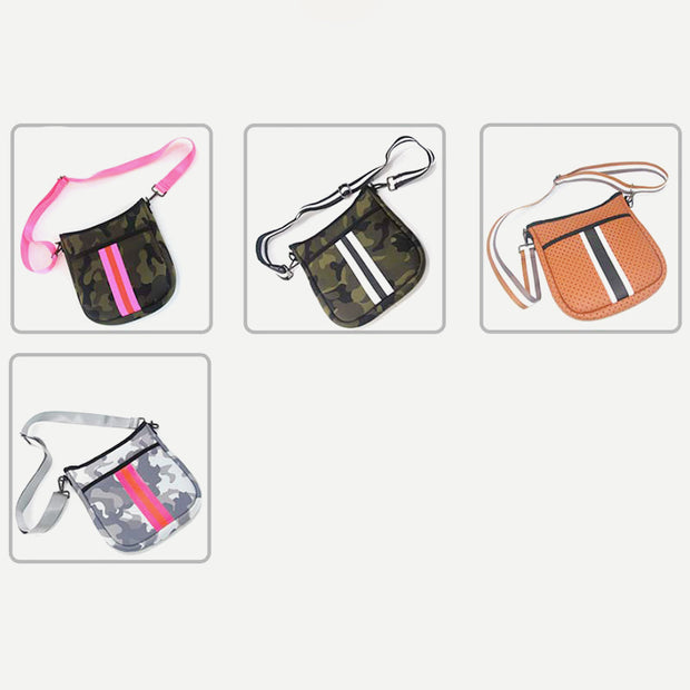 Crossbody Bags For Women Lightweight Neoprene Messenger Bag with Adjustable Strap