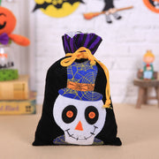 Halloween Decoration Candy Bag Velvet Pumpkin Witch Gift Bag