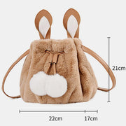 Cute Plush Large Capacity Diagonal Bag