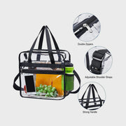 Tote Bag For Women Daily Shopping Large Capacity PVC Travel Handbag