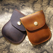 Genuine Leather Coin Purse Pouch Change Purse for Women Men
