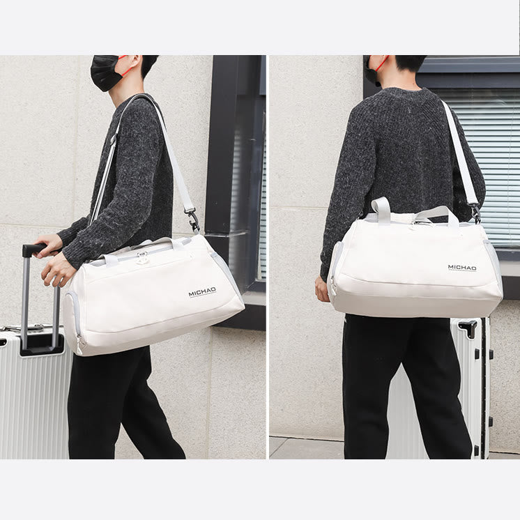 Dry Wet Separation Gym Bag Women Men Travel Duffel Bag