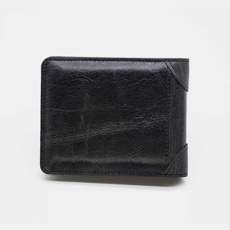 Men's Real Leather Wallet Bifold Multi-slot with Detachable Card Holder