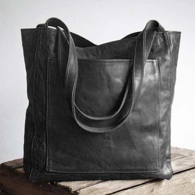 Limited Stock: Extra Large Women's Soft PU Leather Tote Shoulder Bag Handbag