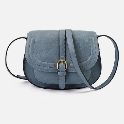 Elegant Saddle Bag Simple Magnetic Buckle Dating Bag For Women