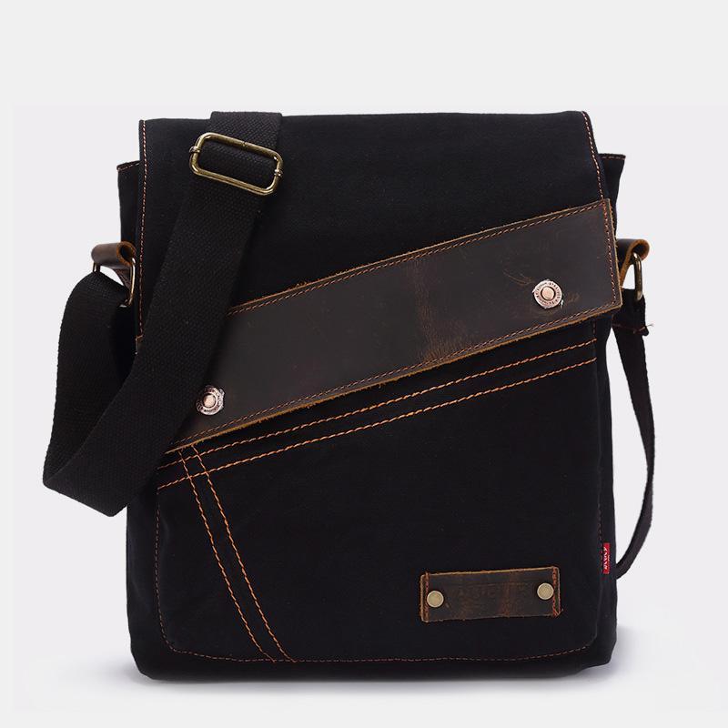 Large Capacity Retro Canvas Crossbody Bag