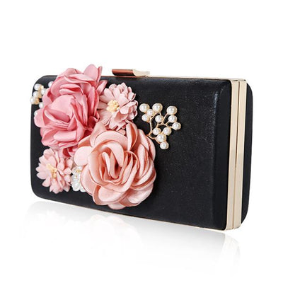 Floral Evening Clutch Bag