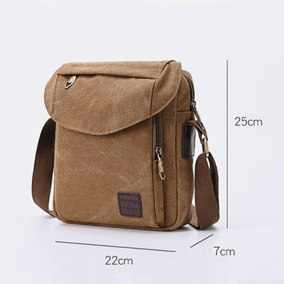 Canvas Business Messenger Bag