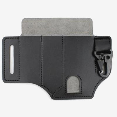 Leather Multitool Sheath for Belt EDC Belt Organizer with Key Holder