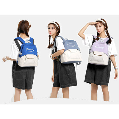 Lightweight School Bag Casual Daypack College Laptop Backpack for Women