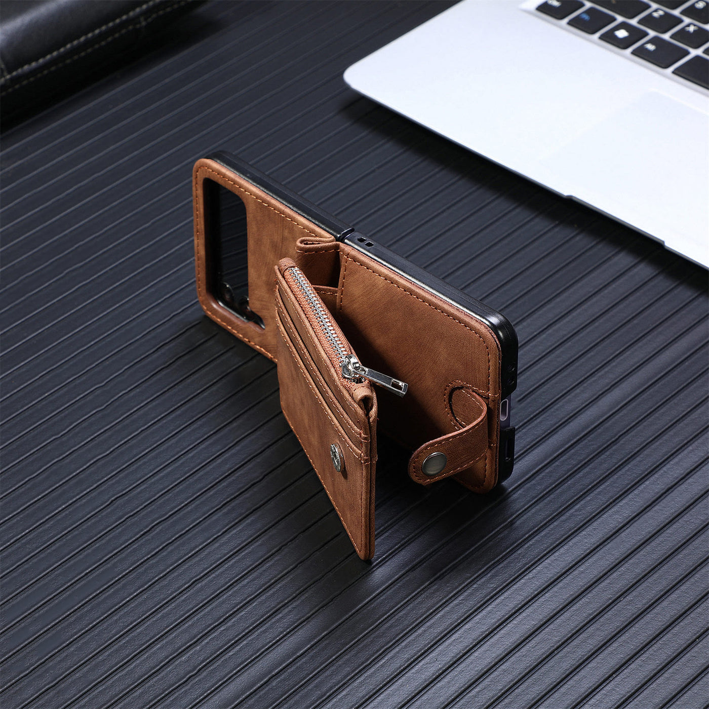 Phone Case For Z Flip5 2 In 1 Detachable Samll Wallet