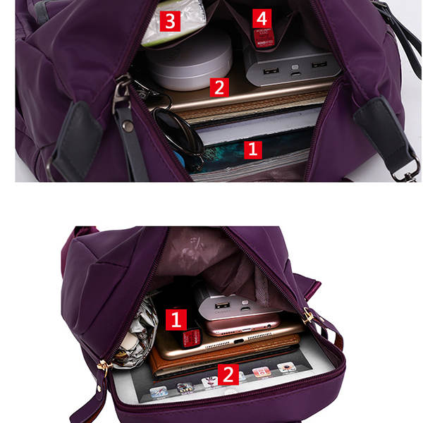 Women's Multifunctional Solid Color Bag Set