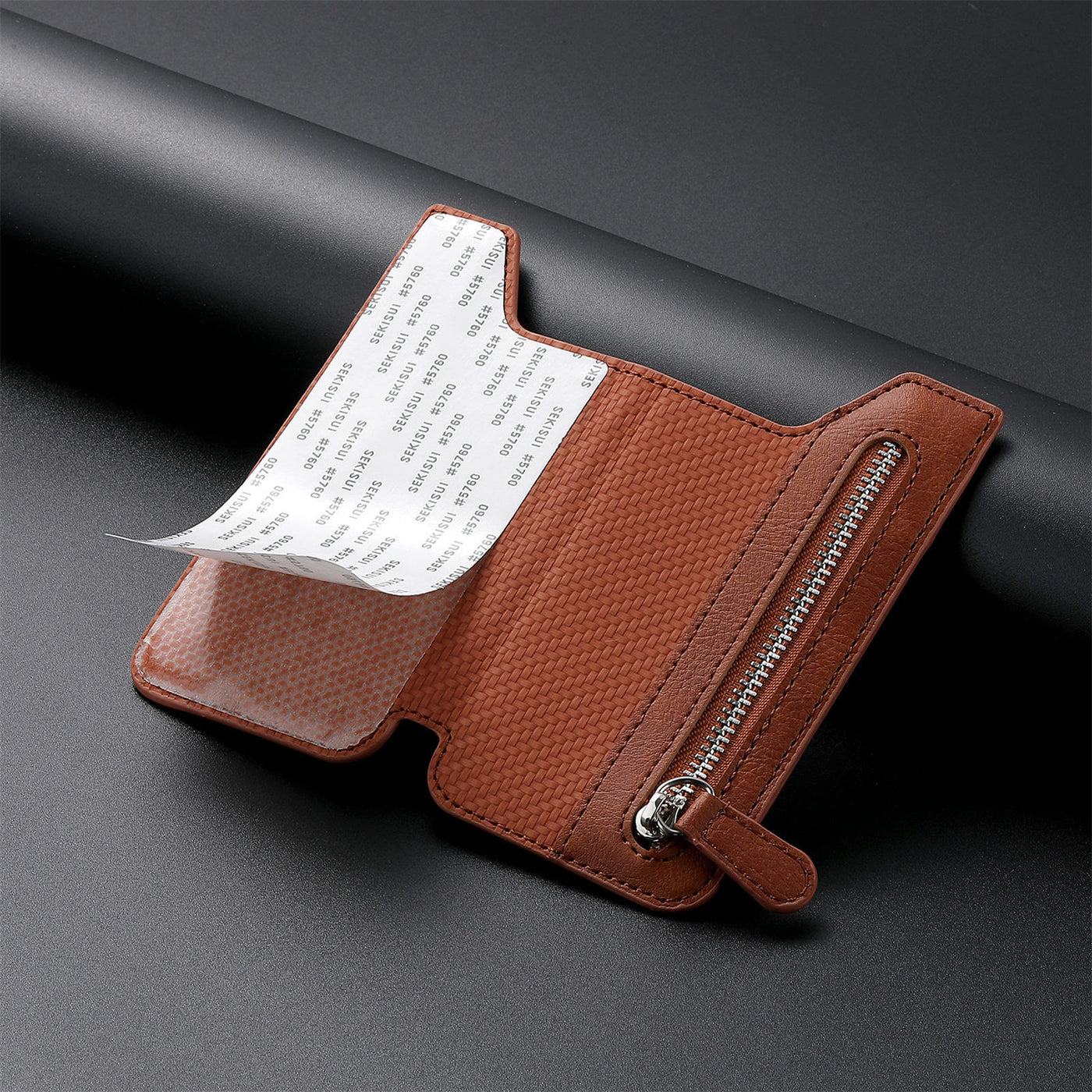 Wallet For Phone Creative Stick Clamshell Style Back Card Holder