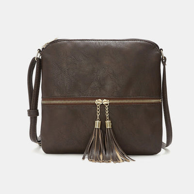 Large Capacity Tassel Crossbody Bag