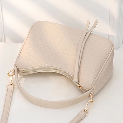 Shoulder Bag For Women Concise Style Plain Color Crossbody Bag