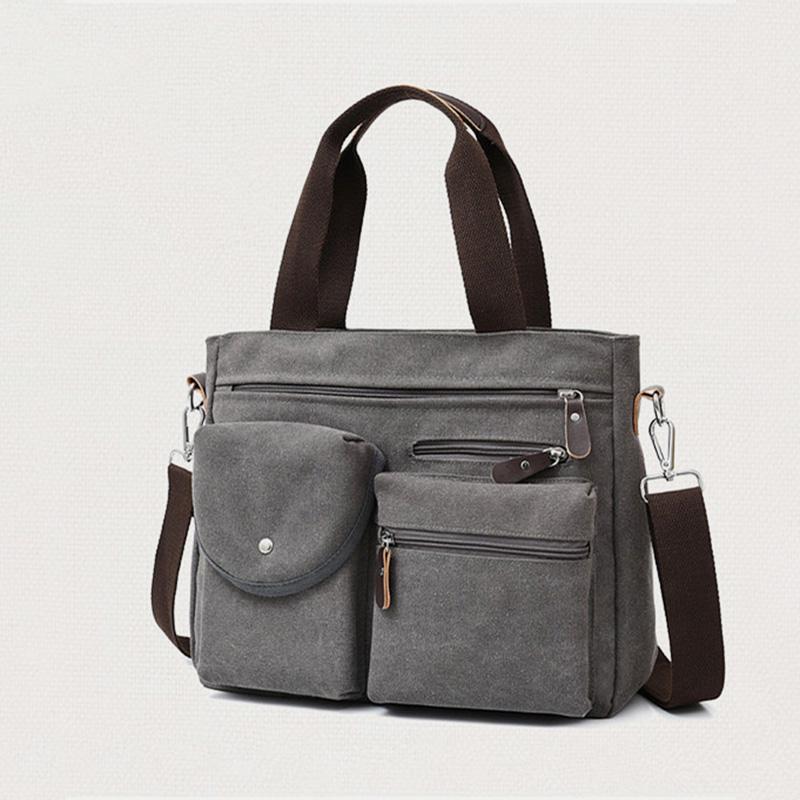 Large Capacity Multi-Pocket Casual Messenger Bag