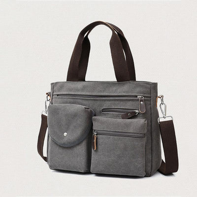 Large Capacity Multi-Pocket Casual Messenger Bag