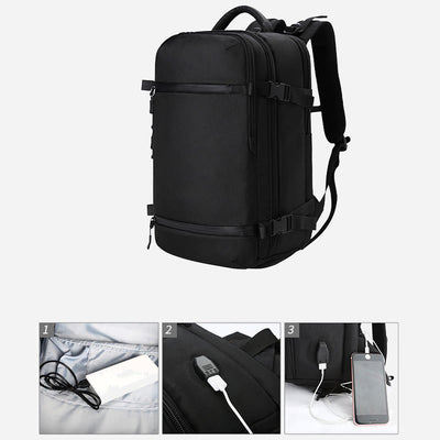 Business Backpack For Men Multifunctional Short Travel Laptop Daypack