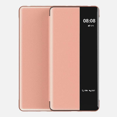 Huawei Mate Series Side Window Anti-Drop Flip Phone Case