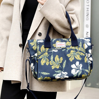 Top-Handle Bag For Women Ethnic Flower Style Crossbody Bag