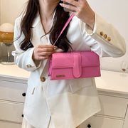 Shoulder Bag For Women Solid Color Square Elegant Dating Bag