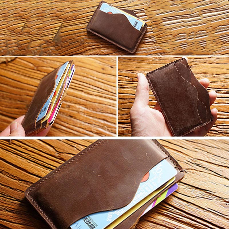 Card Holder For Men Retro Simple Portable Shopping Purse